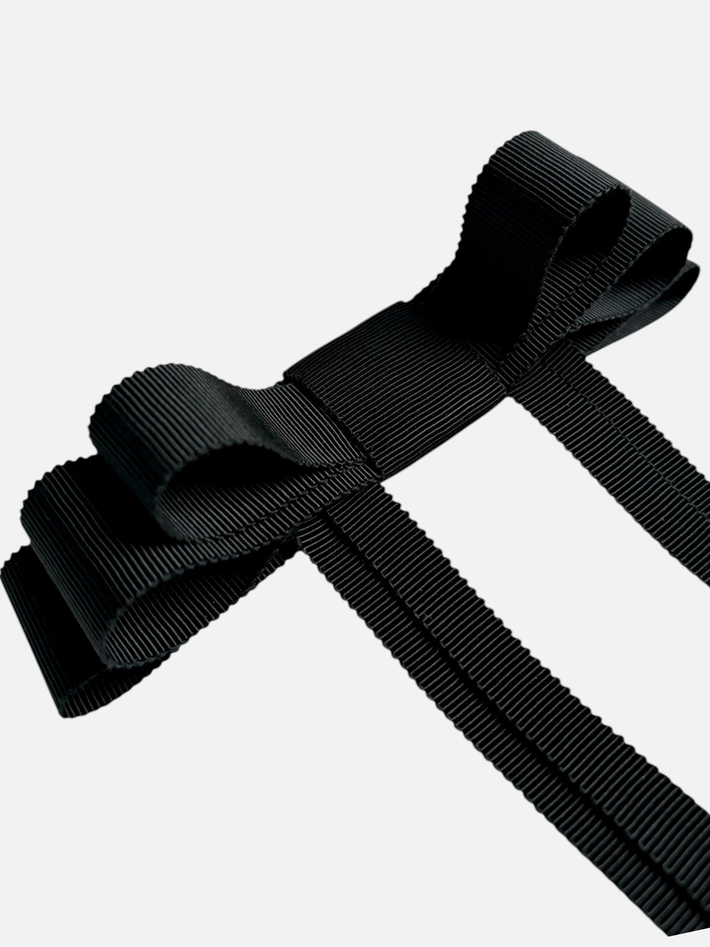 Black Grosgrain Hair Bow