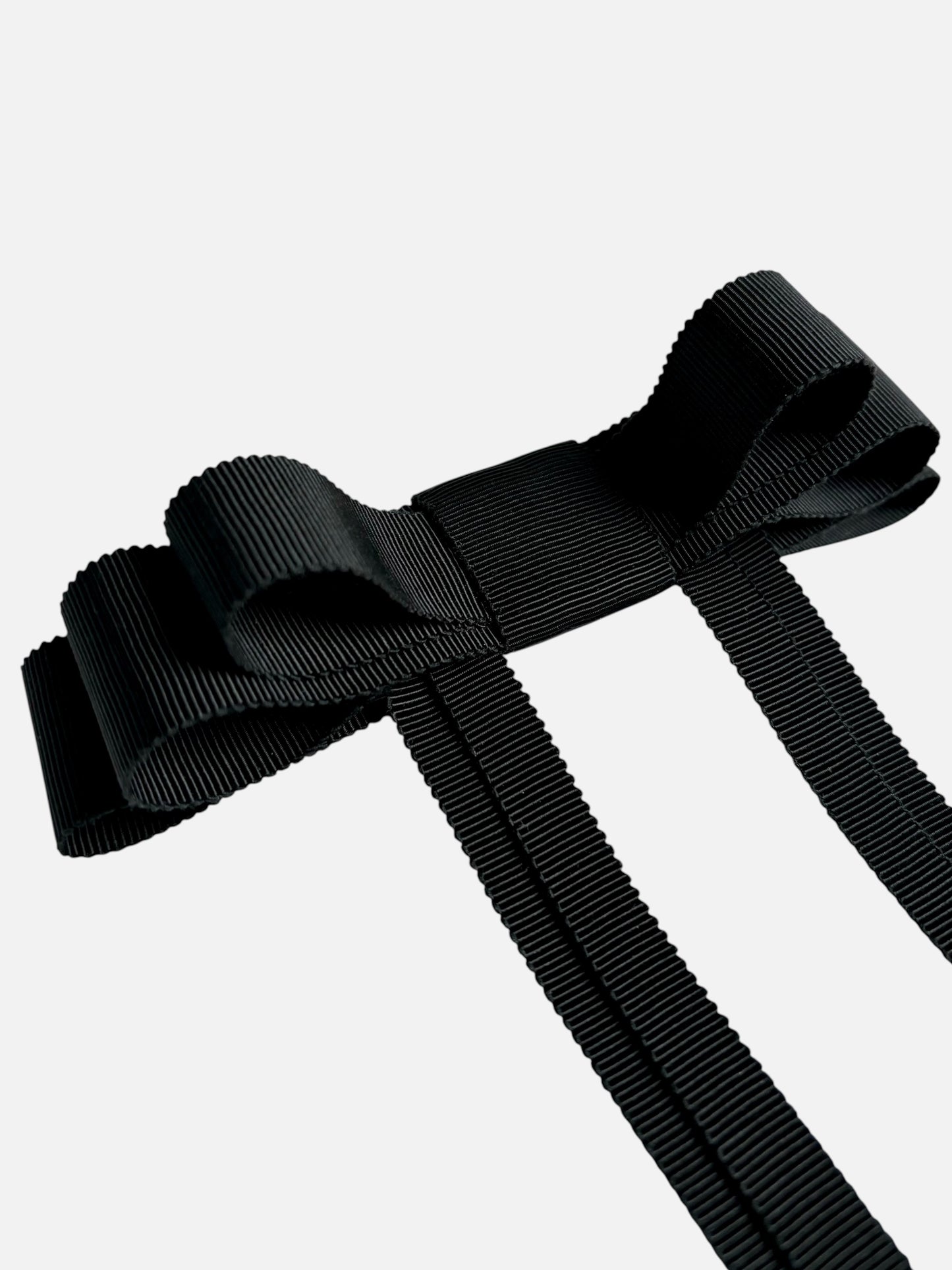 Black Grosgrain Hair Bow