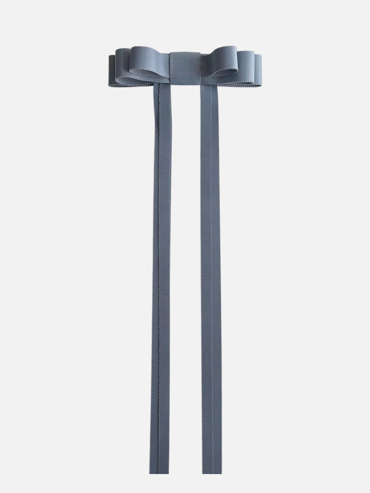 Bridal Blue Grosgrain Hair Bow